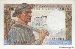 10 Francs MINEUR FRANCIA  1949 F.08.21