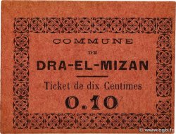 10 Centimes ALGÉRIE Dra-El-Mizan 1917 JPCV.02