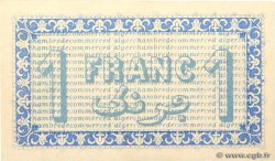 1 Franc Petit numéro ALGÉRIE Alger 1919 JP.137.12 pr.NEUF