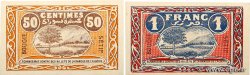 50 centimes et 1 Franc Annulé ALGERIA Bougie - Sétif 1918 JP.139.04 et JP.139.07 UNC-