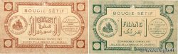 50 Centimes et 1 Franc Lot ALGERIEN Bougie - Sétif 1915 JP.139.01/02 fST