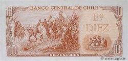 10 Escudos CILE  1970 P.143 SPL+