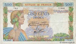 500 Francs LA PAIX FRANCIA  1940 F.32.11