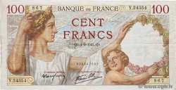 100 Francs SULLY FRANCIA  1941 F.26.57