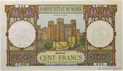 100 Francs MAROC  1947 P.20 pr.SUP