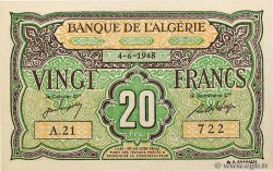 20 Francs ALGÉRIE  1948 P.103
