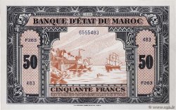 50 Francs MOROCCO  1944 P.26b XF+