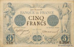 5 Francs NOIR FRANCE  1873 F.01.18