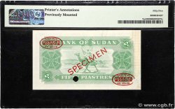 50 Piastres Spécimen SUDAN  1964 P.07as AU