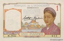 1 Piastre FRANZÖSISCHE-INDOCHINA  1936 P.054b