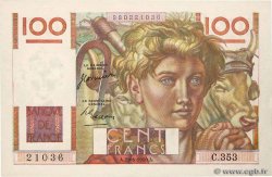 100 Francs JEUNE PAYSAN FRANCE  1950 F.28.25