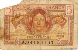5 Francs TRÉSOR FRANÇAIS FRANCE  1947 VF.29.01
