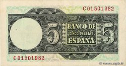 5 Pesetas SPAIN  1948 P.136a VF+