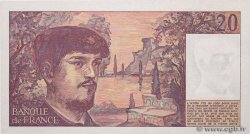 20 Francs DEBUSSY FRANCE  1981 F.66.02W7 UNC-