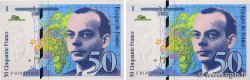 50 Francs SAINT-EXUPÉRY modifié Consécutifs FRANCE  1994 F.73.01b