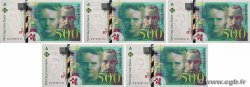 500 Francs PIERRE ET MARIE CURIE Consécutifs FRANKREICH  1994 F.76.01 ST