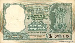 5 Rupees INDIA  1957 P.035b