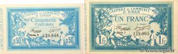 50 Centimes et 1 Franc Lot ALGÉRIE Oran 1915 JP.141.04 et JP.141.08