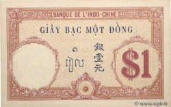 1 Piastre FRANZÖSISCHE-INDOCHINA  1927 P.048b fST