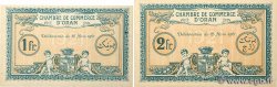 1 et 2 Francs Lot ALGERIEN Oran 1921 JP.141.27 et JP.141.29 fST+