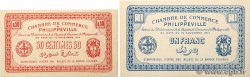 50 Centimes et 1 Franc Lot ALGÉRIE Philippeville 1914 JP.142.03 et JP.142.06 pr.NEUF