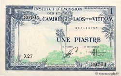 1 Piastre - 1 Dong INDOCHINE FRANÇAISE  1954 P.105