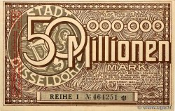 50 Millions Mark GERMANY Düsseldorf 1923 