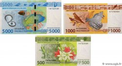 500 au 5000 Francs Lot POLYNÉSIE, TERRITOIRES D