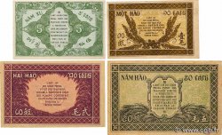 5, 10, 20 et 50 Cents Lot INDOCHINE FRANÇAISE  1942 P.088a au P.091a SUP