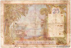 25 Francs MARTINIQUE  1930 P.12 pr.B