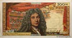 500 Nouveaux Francs MOLIÈRE FRANCE  1964 F.60.06
