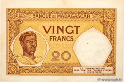 20 Francs MADAGASCAR  1937 P.037 VF