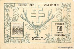 50 Centimes NOUVELLE CALÉDONIE  1943 P.54 VF-