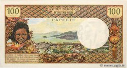 100 Francs TAHITI  1973 P.24b AU
