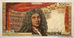 500 Nouveaux Francs MOLIÈRE FRANCE  1965 F.60.08