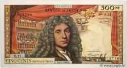 500 Nouveaux Francs MOLIÈRE FRANCE  1965 F.60.08