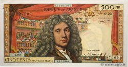 500 Nouveaux Francs MOLIÈRE FRANKREICH  1966 F.60.09