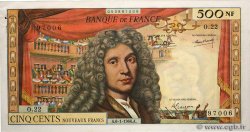 500 Nouveaux Francs MOLIÈRE FRANCE  1966 F.60.09