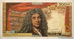 500 Nouveaux Francs MOLIÈRE FRANCE  1964 F.60.06