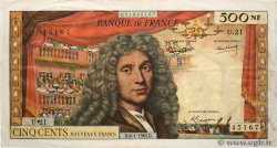 500 Nouveaux Francs MOLIÈRE FRANCE  1965 F.60.08