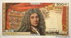 500 Nouveaux Francs MOLIÈRE FRANCE  1965 F.60.08