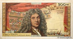 500 Nouveaux Francs MOLIÈRE FRANCE  1959 F.60.01