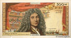 500 Nouveaux Francs MOLIÈRE FRANCE  1963 F.60.04