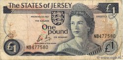 1 Pound JERSEY  1976 P.11b