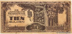 10 Gulden NIEDERLÄNDISCH-INDIEN  1942 P.125c