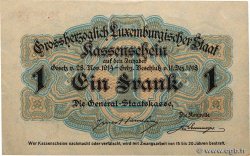 1 Franc LUXEMBURG  1919 P.27 VZ+