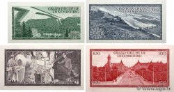 10 au 100 Francs Lot LUXEMBOURG  1966 P.53a, P.54a, P.55a et P.56a UNC-