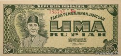5 Rupiah INDONÉSIE  1947 P.021