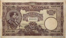 100 Francs BELGIQUE  1924 P.095
