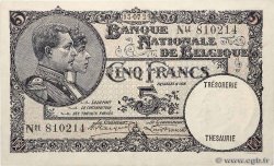 5 Francs BELGIUM  1929 P.097b